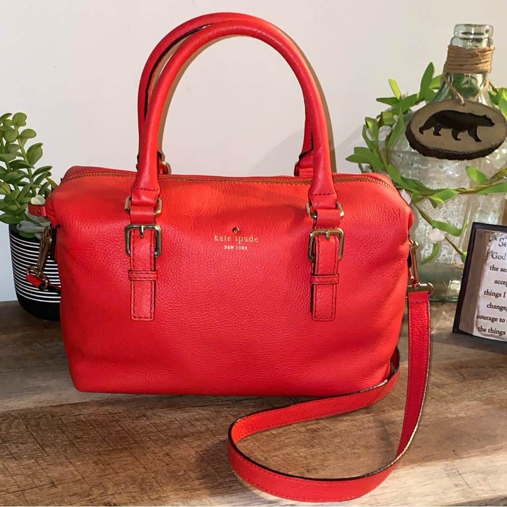 Kate Spade New York Leather Cobble Hill Sami Satchel Shoulder Bag